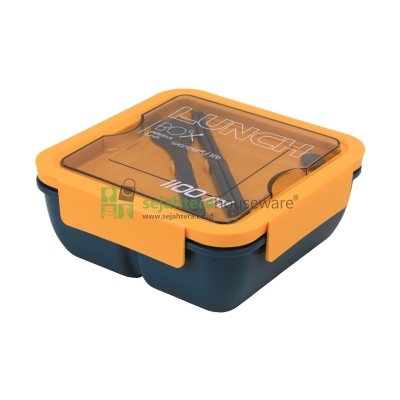 Lunch Box Segi 1.1L+Sendok Sumpit 37701